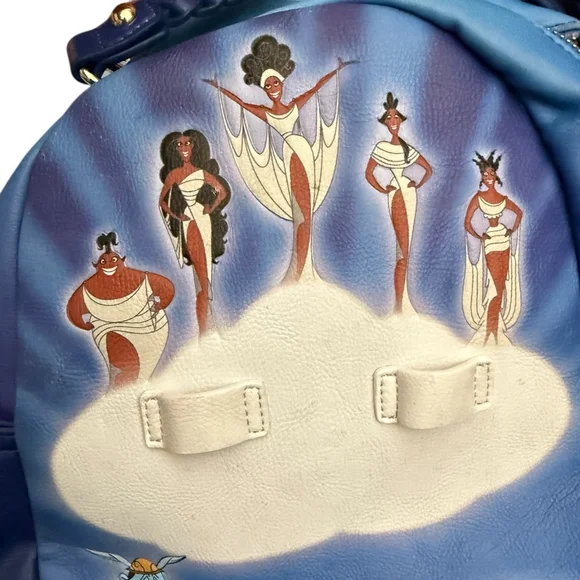 Disney Our Universe Hercules Muses Mini Backpack Hard to Find – NO Front Pouch - Picture 8 of 9